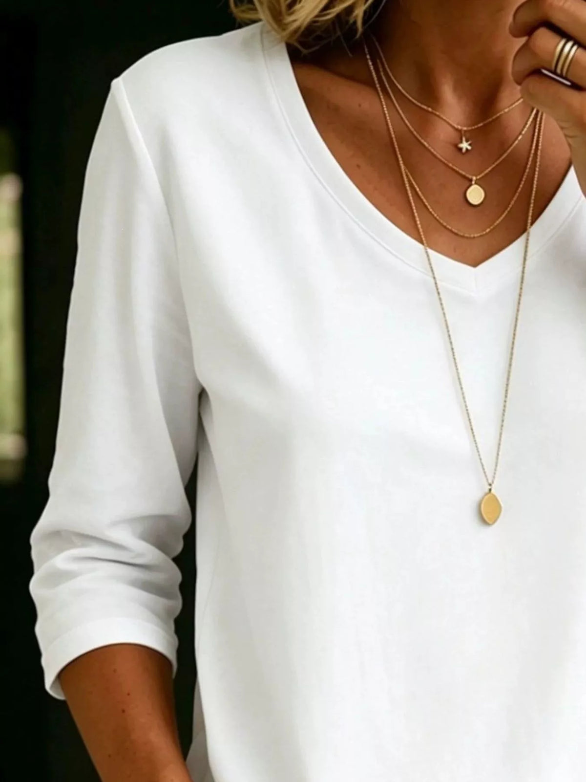 Ava v-ringad t-shirt