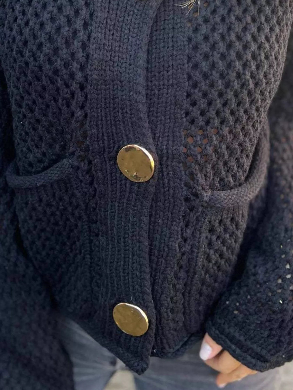Verity virkad cardigan