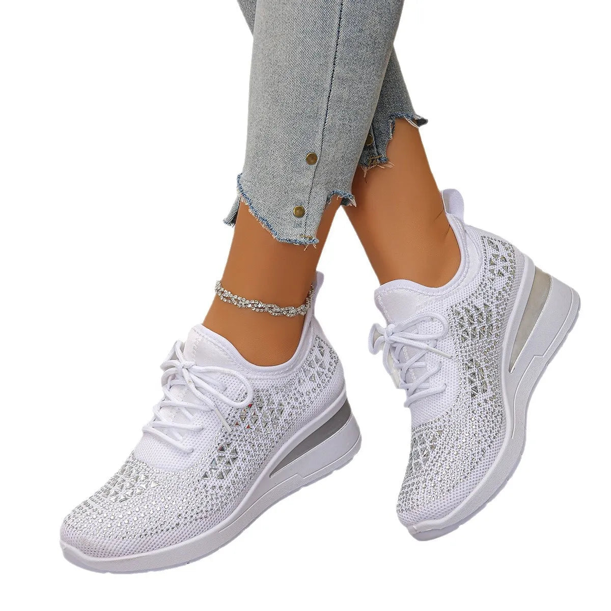 Luciana sneakers med strass