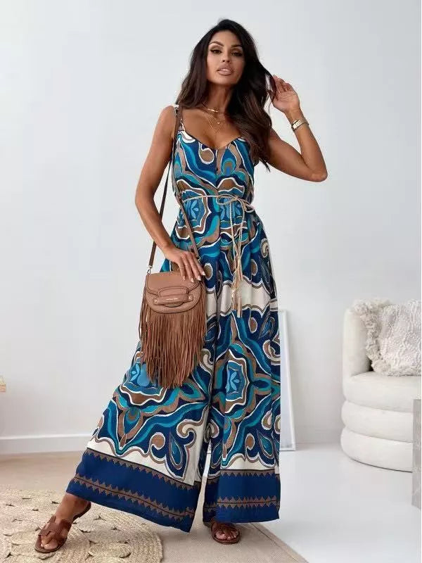 Azura jumpsuit med smala axelband