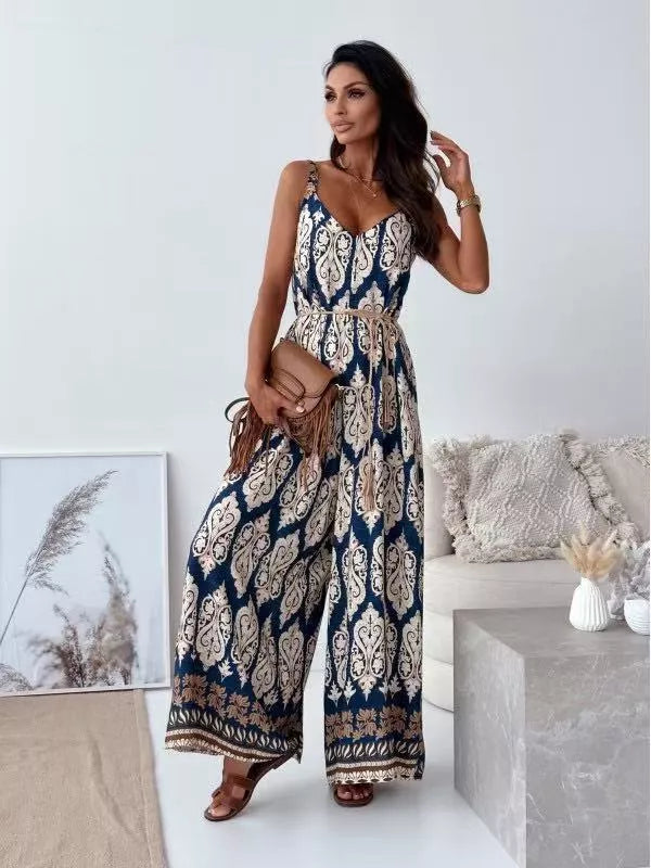 Azura jumpsuit med smala axelband