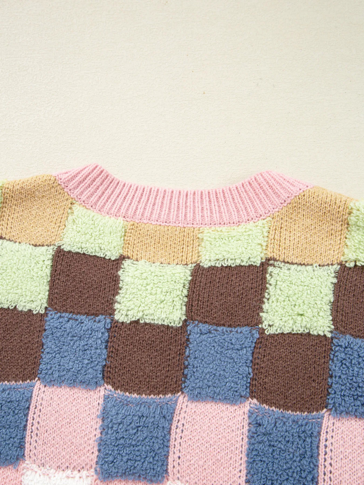 Katalin rutig cardigan