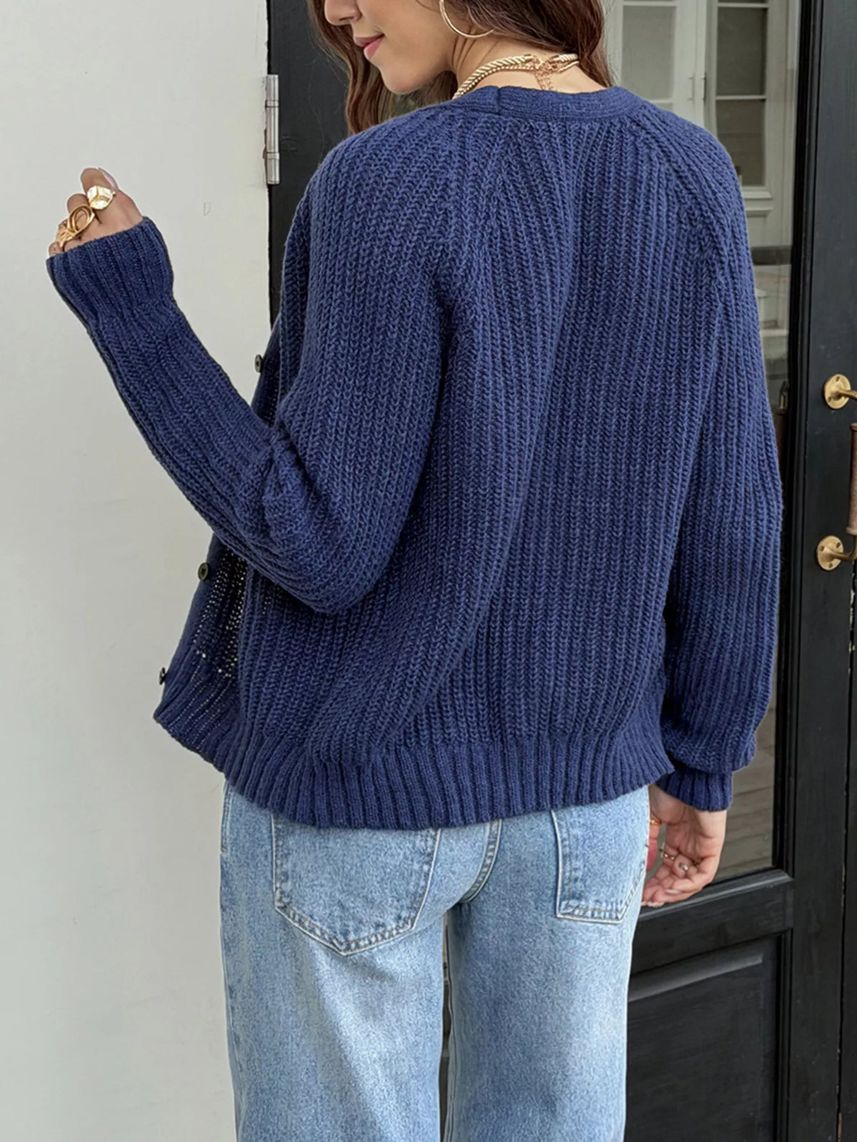 Paula v-ringad cardigan