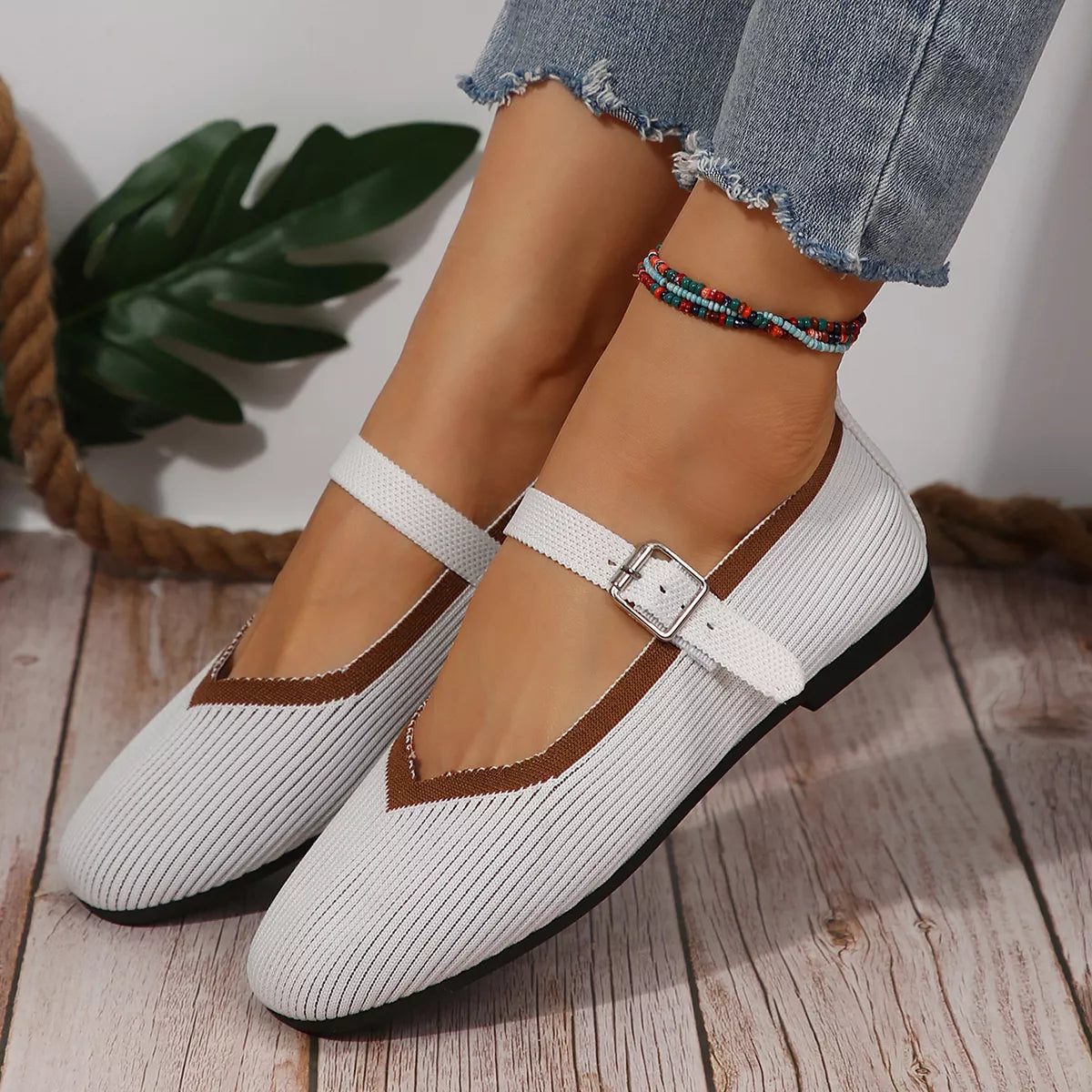 Sheryl slip-ons i mesh