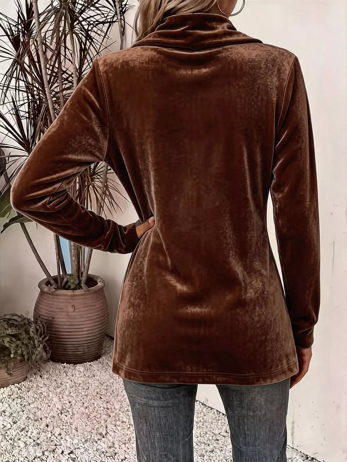 Marika cardigan i sammet
