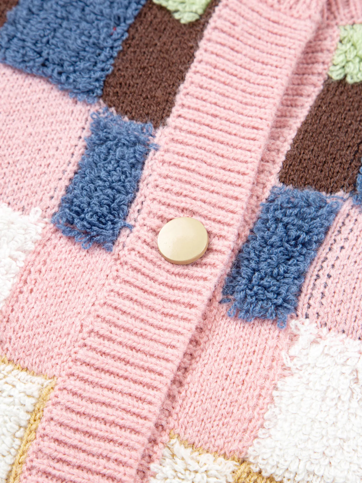 Katalin rutig cardigan
