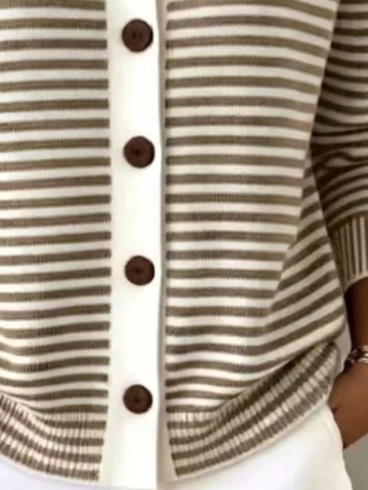 Aglaia randig cardigan