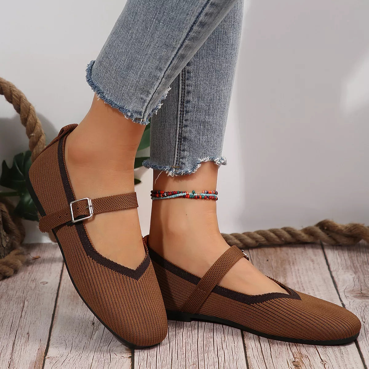 Sheryl slip-ons i mesh