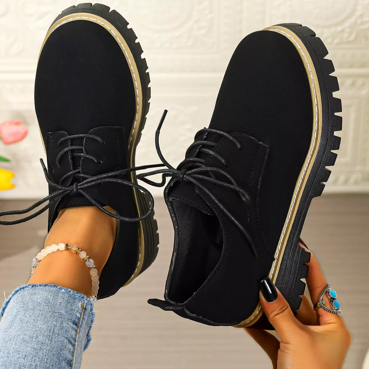Florine loafers i mocka