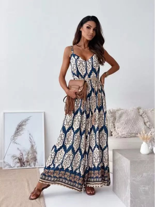 Azura jumpsuit med smala axelband
