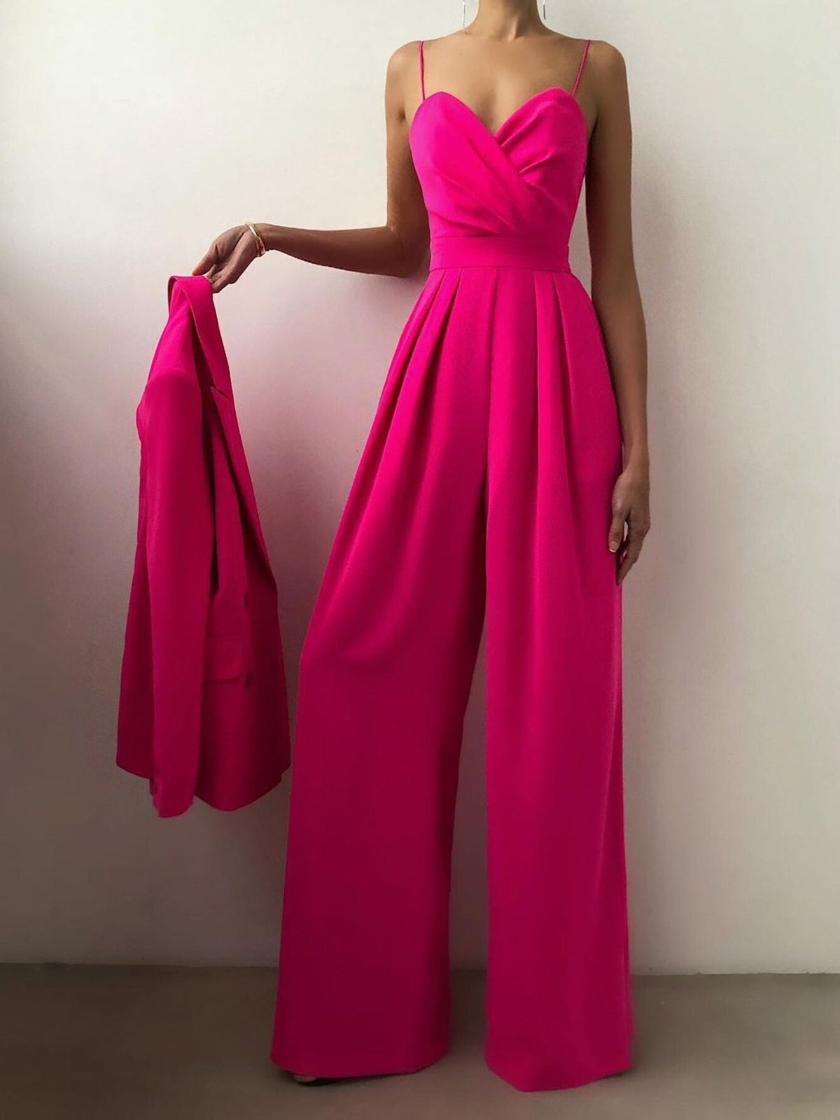Libby jumpsuit med smala axelband