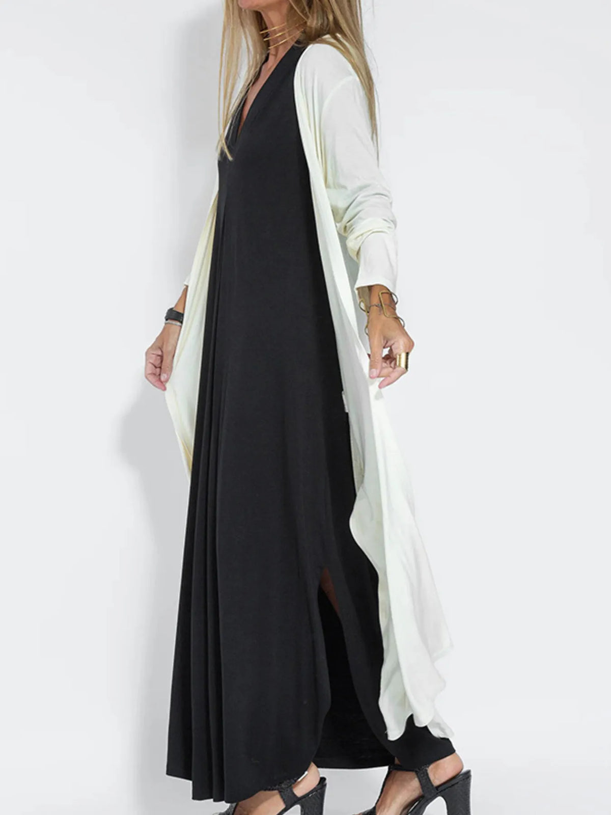 Milla cardigan med slits