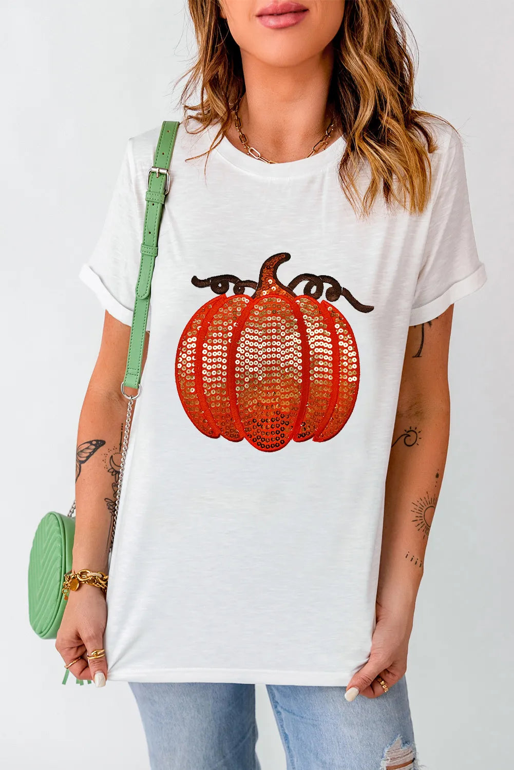 Betty t-shirt med paljetter