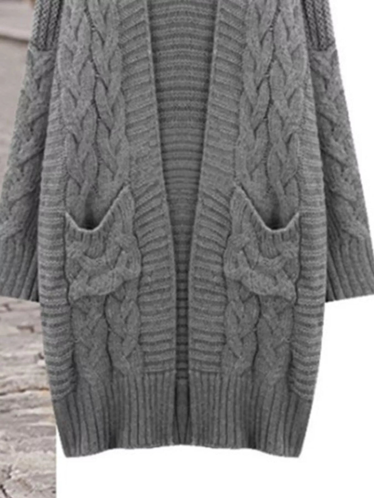 Torgerd kabelstickad cardigan