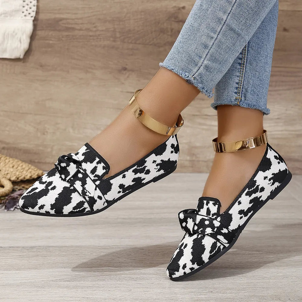 Scarlett spetsiga slip-ons, komönster