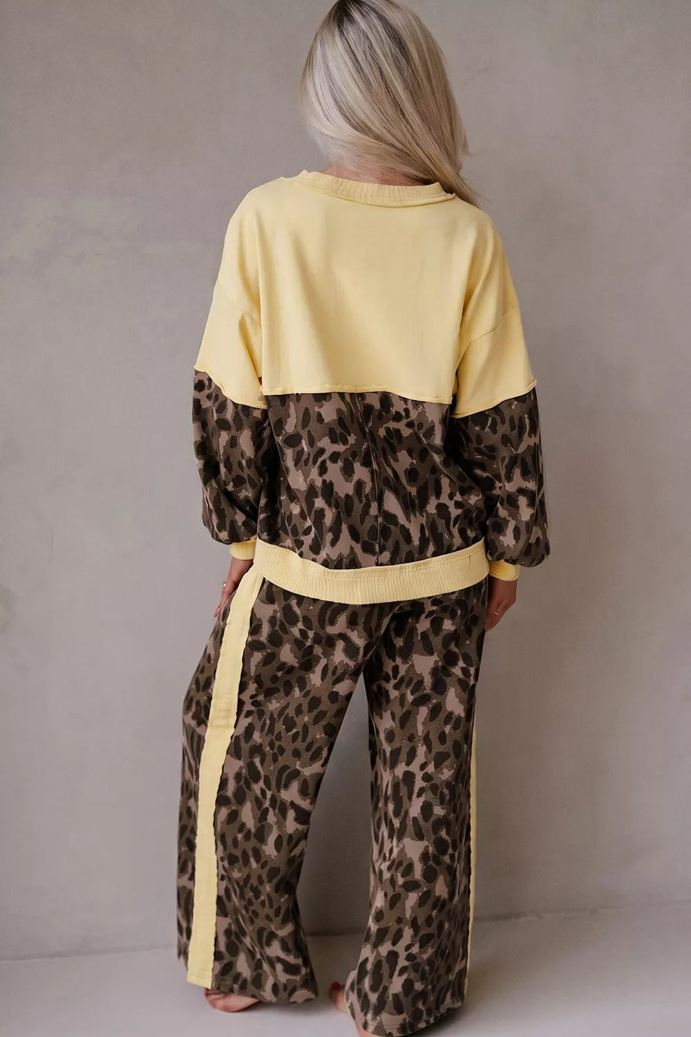 Zita leopardmönstrat set