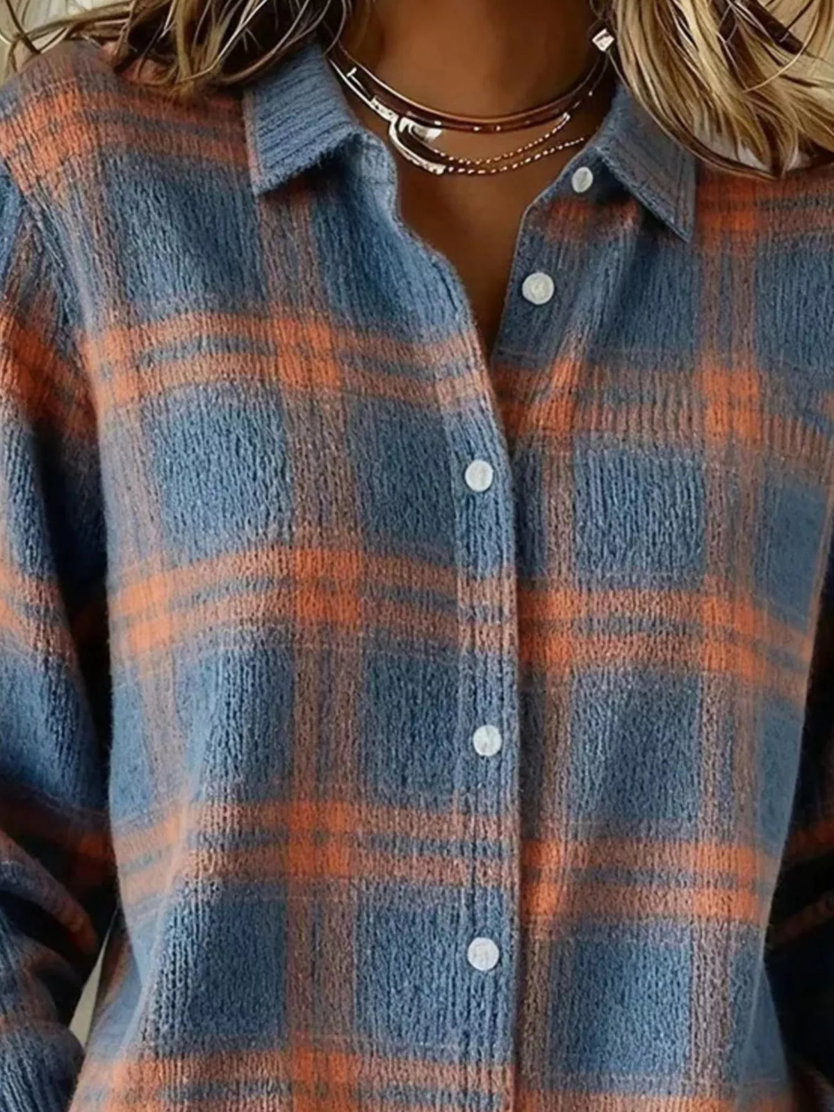 Yasmin rutig cardigan