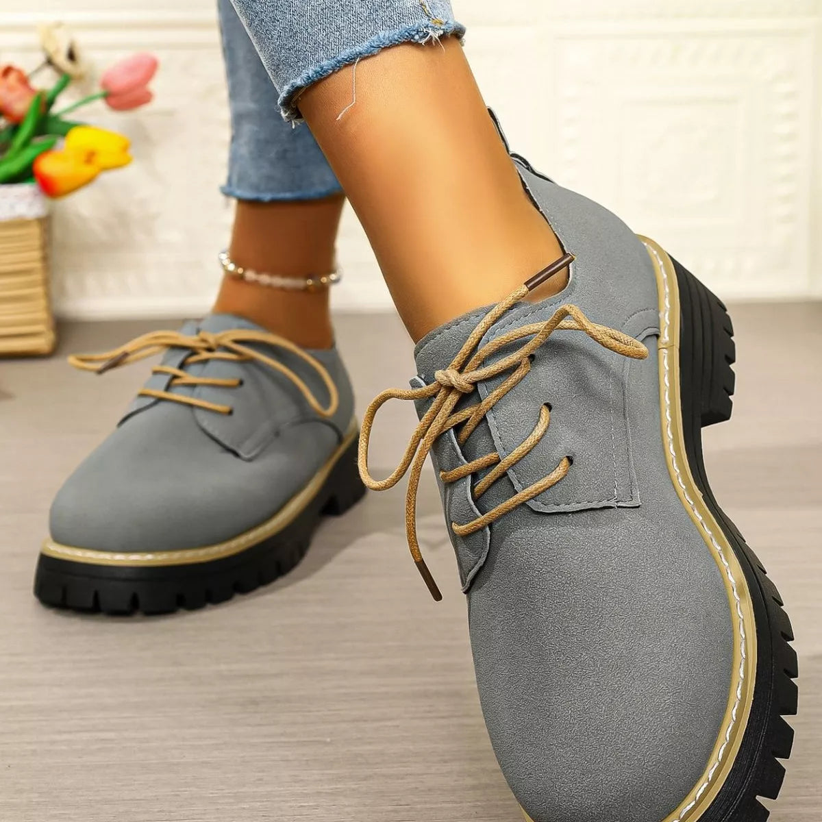 Florine loafers i mocka