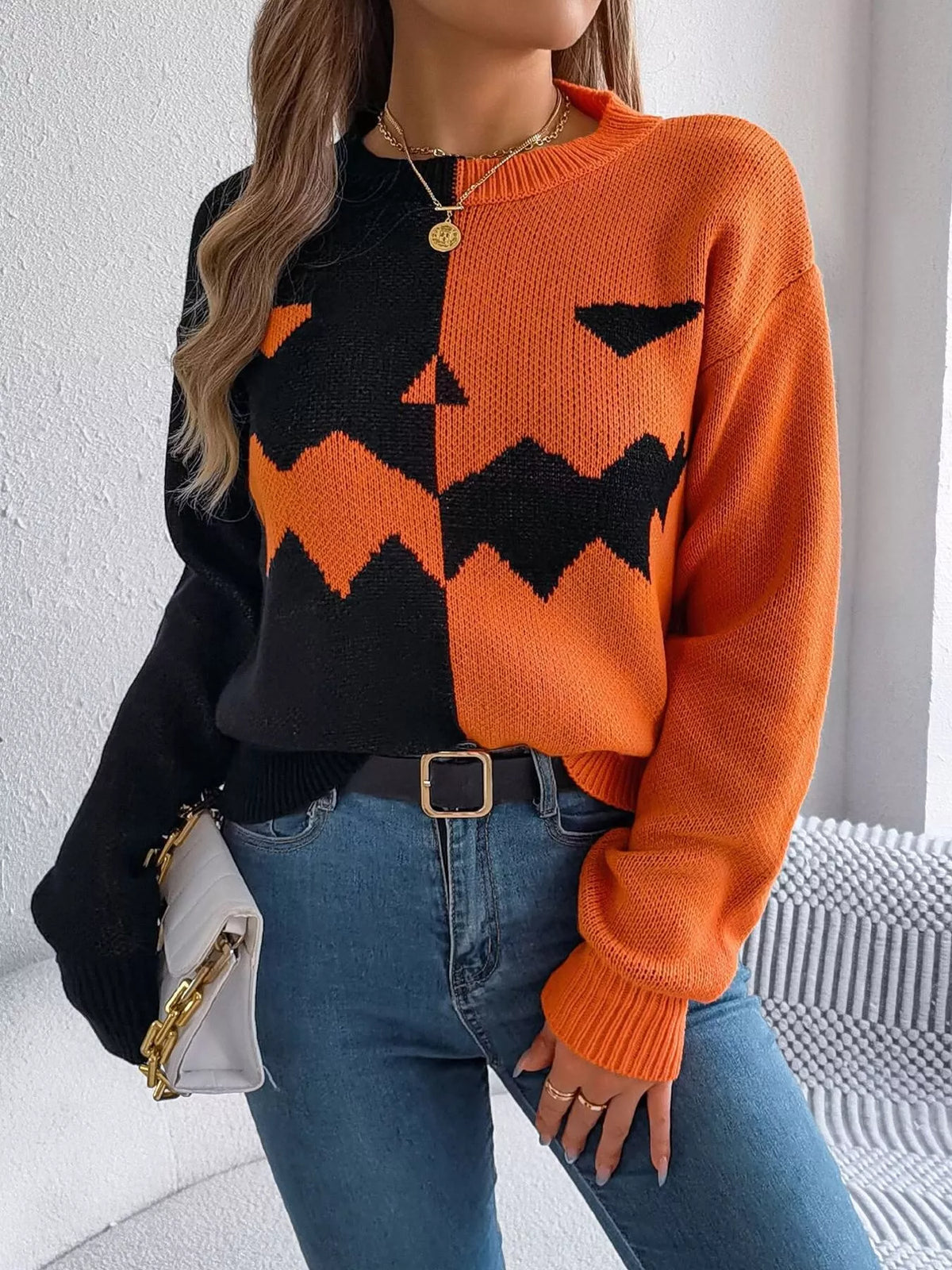 Camilla tröja med pumpamotiv