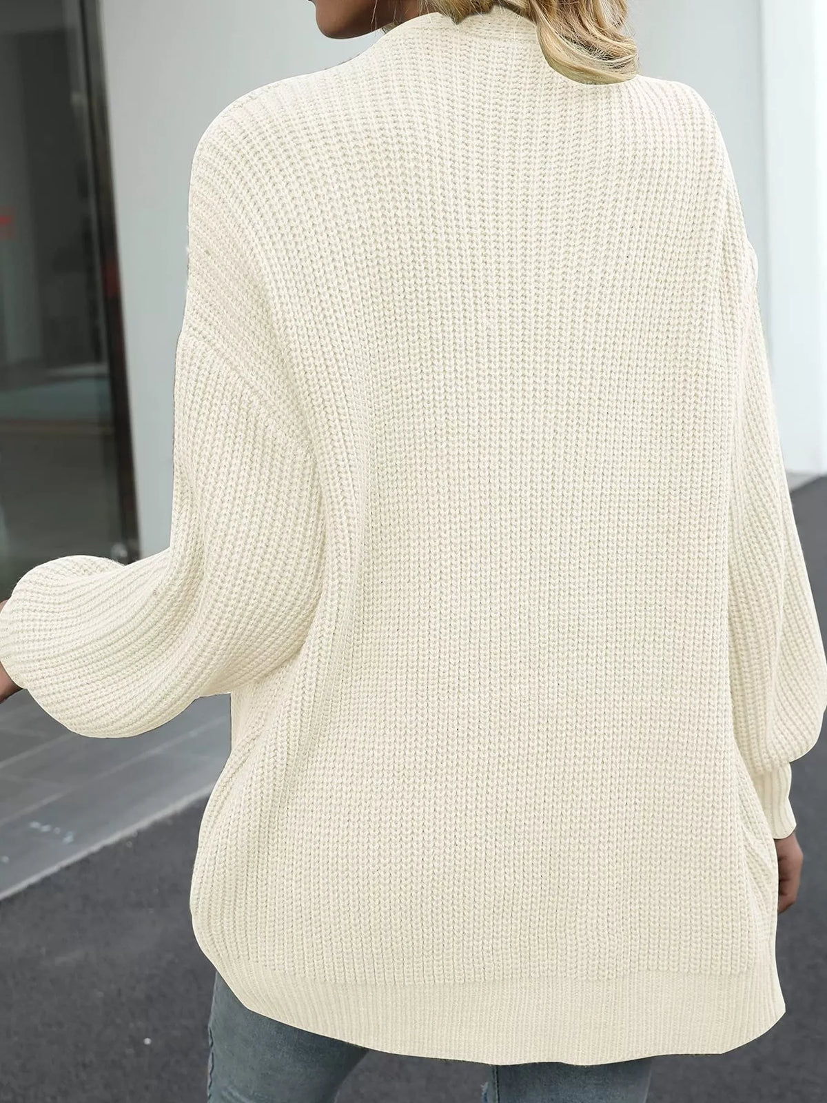 Senta grovstickad cardigan