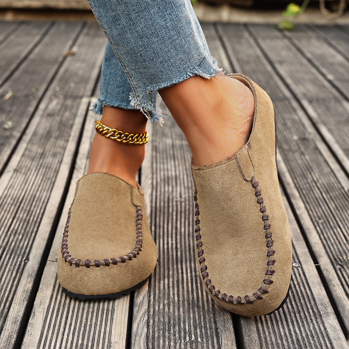 Ieva platta slip-ons