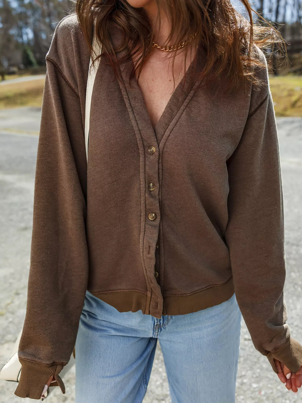 Solvei v-ringad cardigan