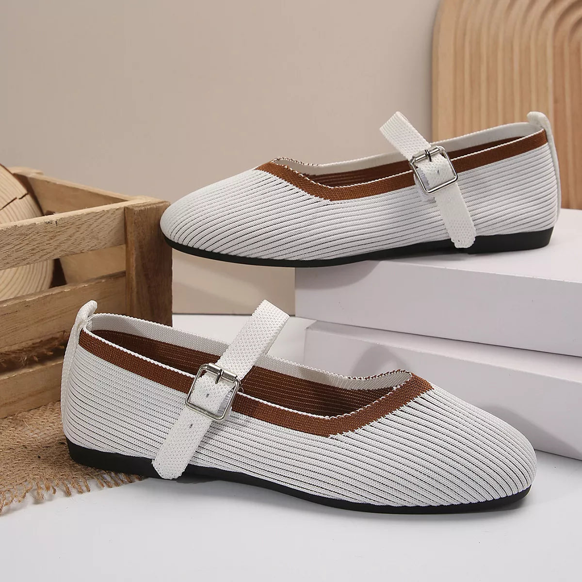 Sheryl slip-ons i mesh