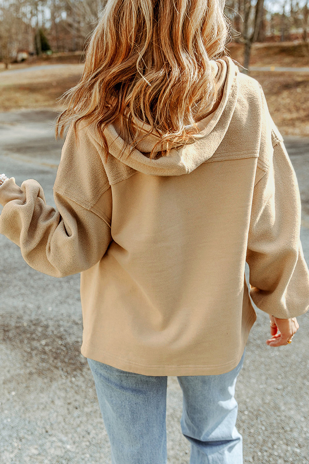 Regina hoodie med dragkedja