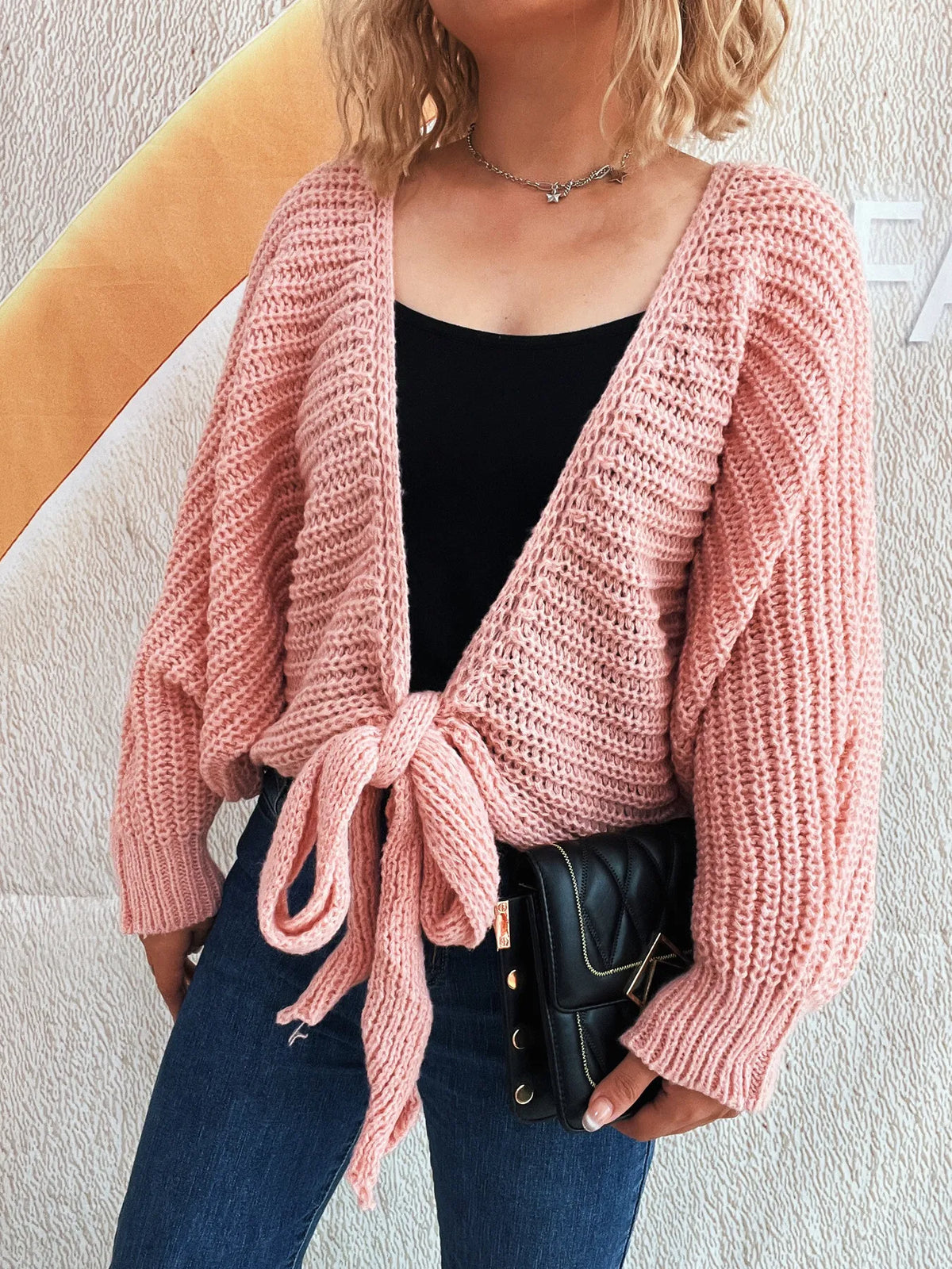 Josette croppad cardigan