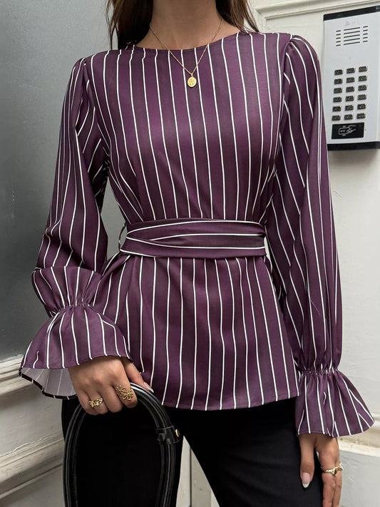 Edla randig blus