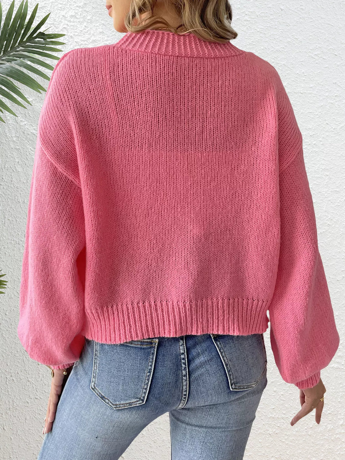 Monica cardigan med rosett