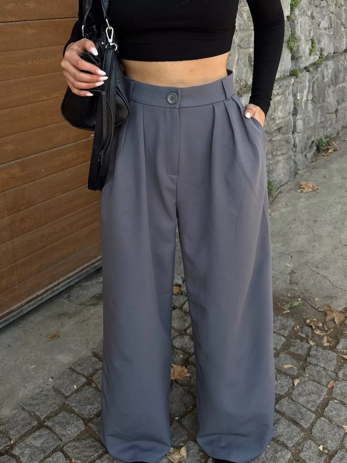 Judit högmidjade byxor