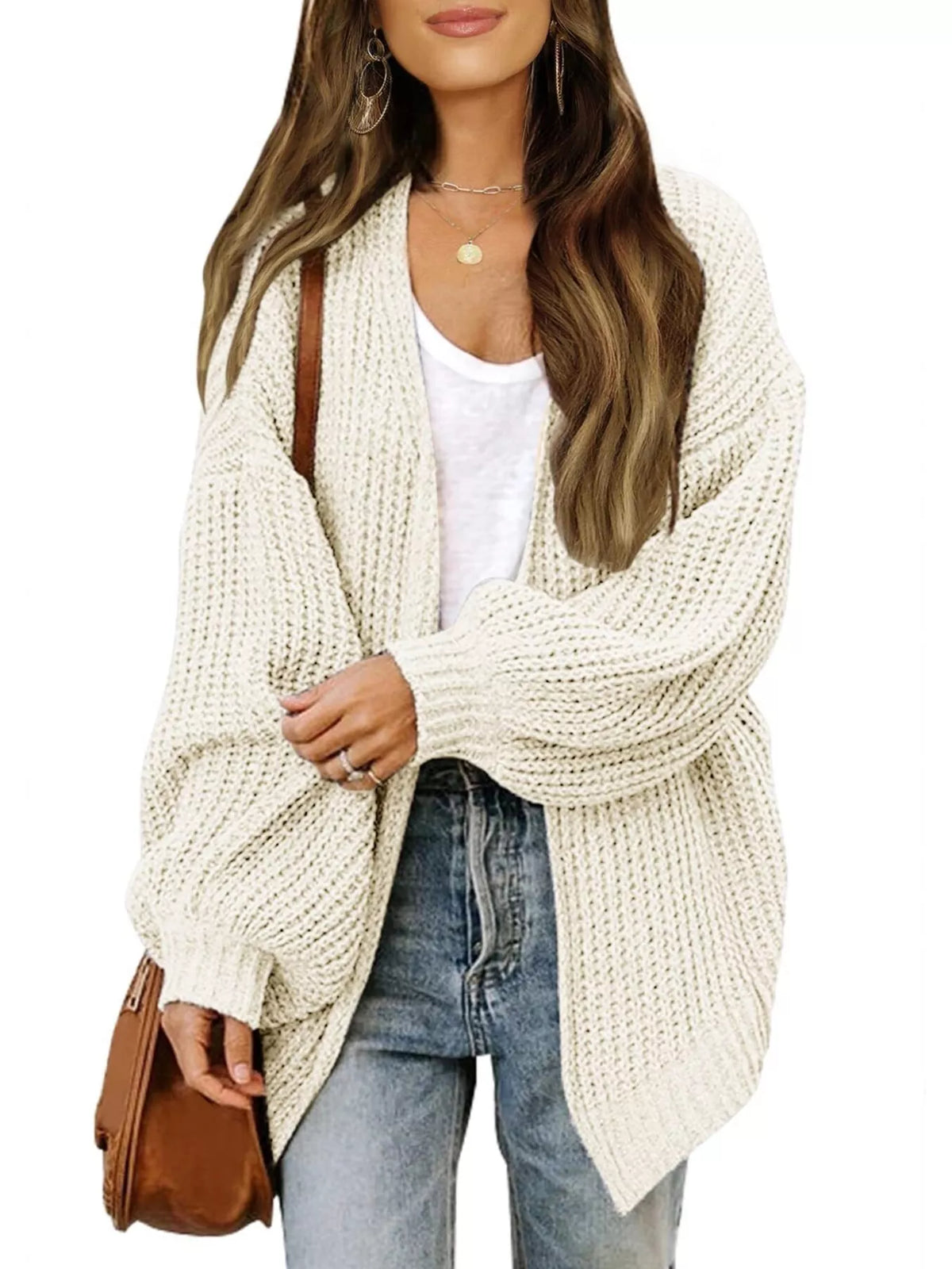 Rosemarie grovstickad cardigan