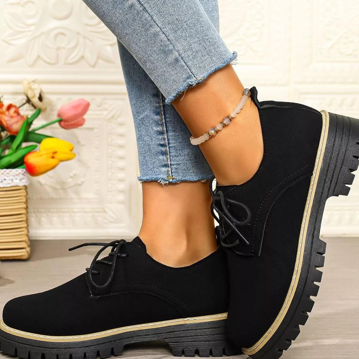 Florine loafers i mocka