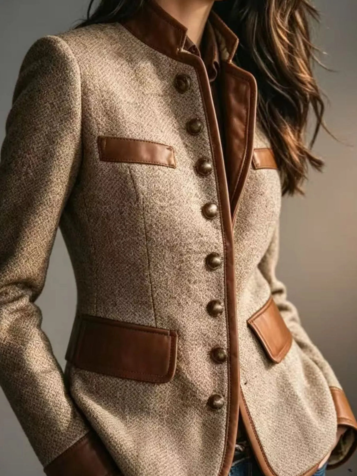 Axelina jacka i tweed