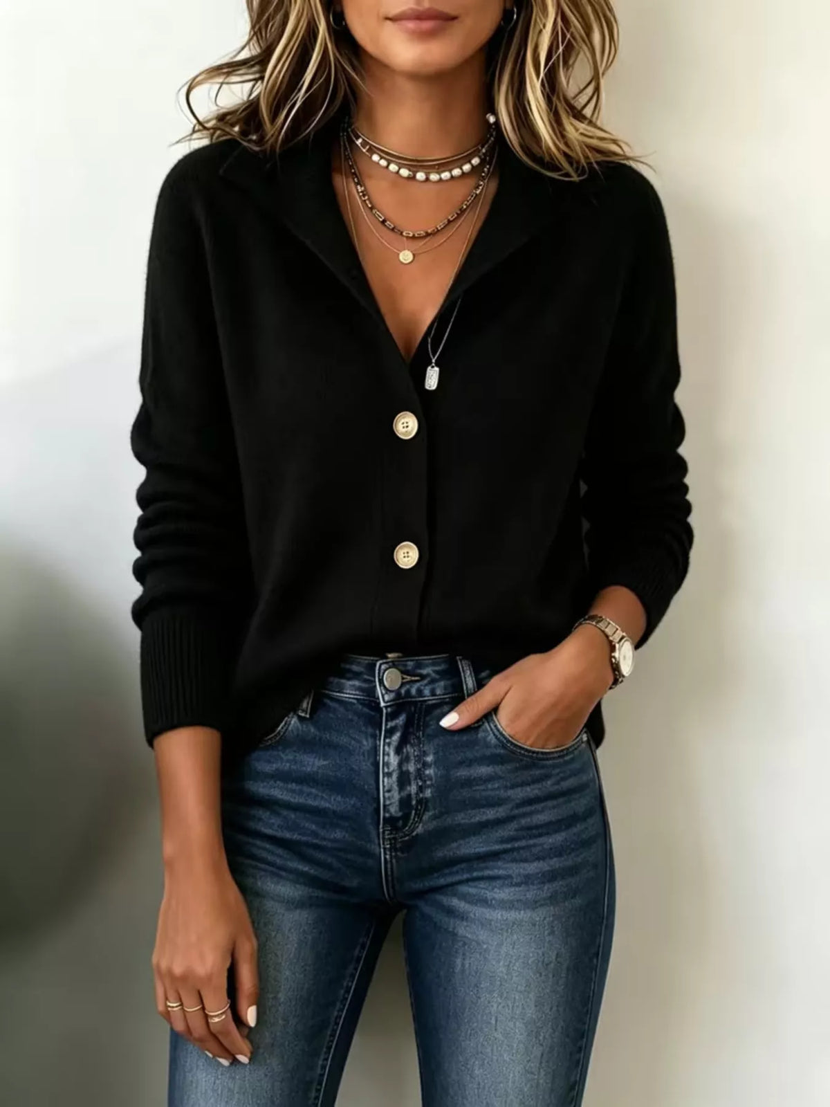 Maddie knäppt cardigan
