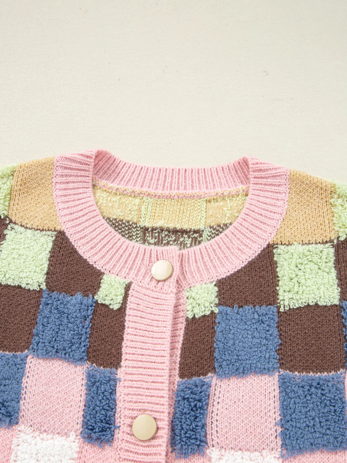 Katalin rutig cardigan