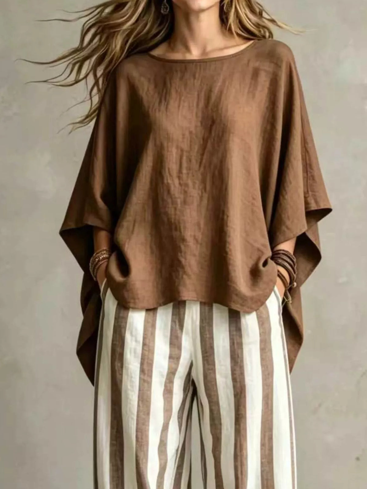 Melisande set med topp och byxor
