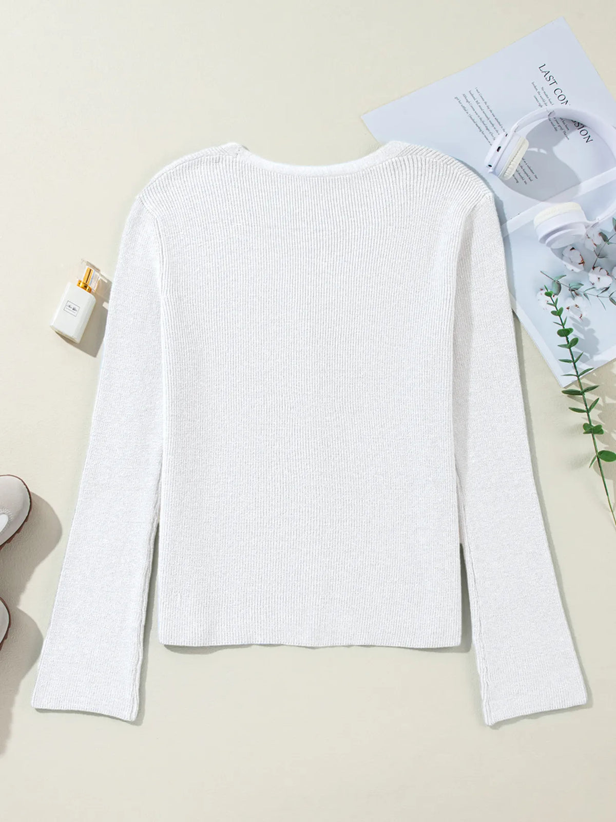 Aude v-ringad cardigan