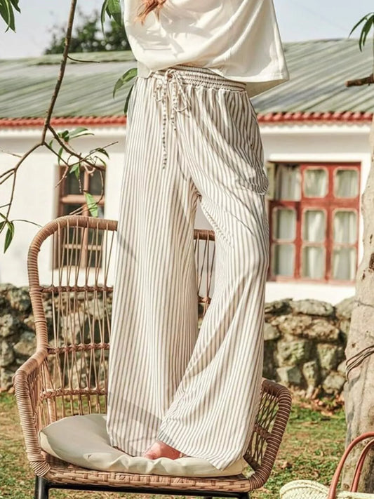 Karen randiga byxor, khaki