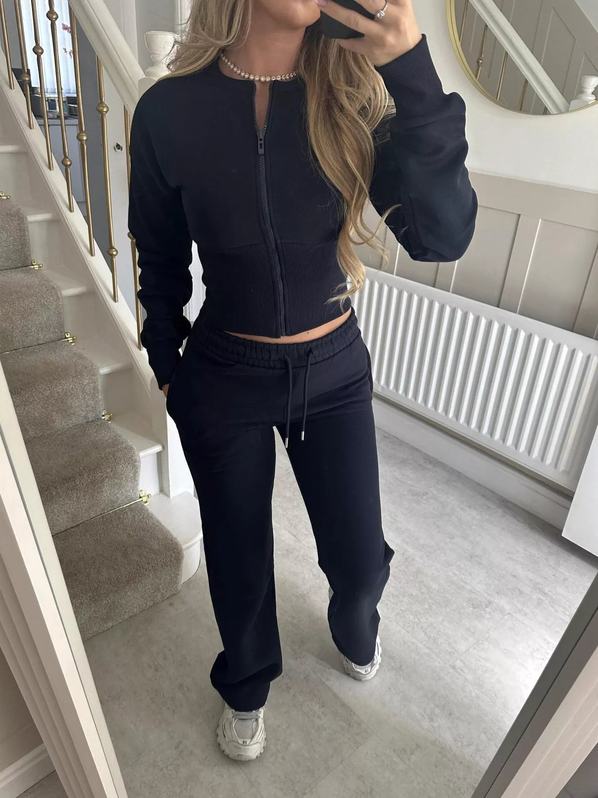 Silke högmidjat set