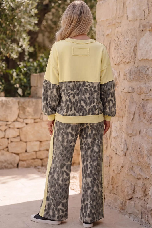 Zita leopardmönstrat set