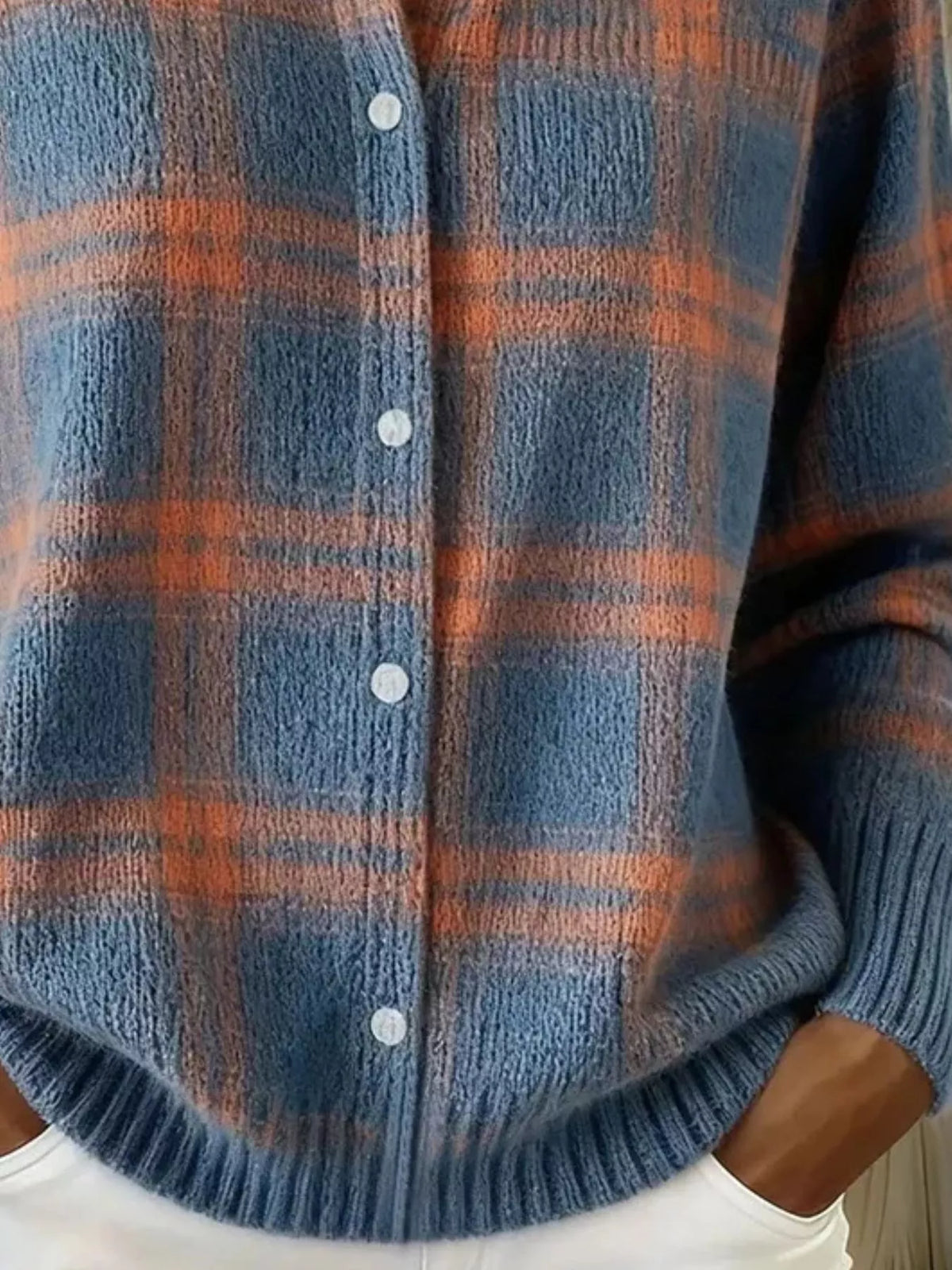 Yasmin rutig cardigan