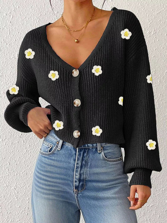 Palma v-ringad cardigan