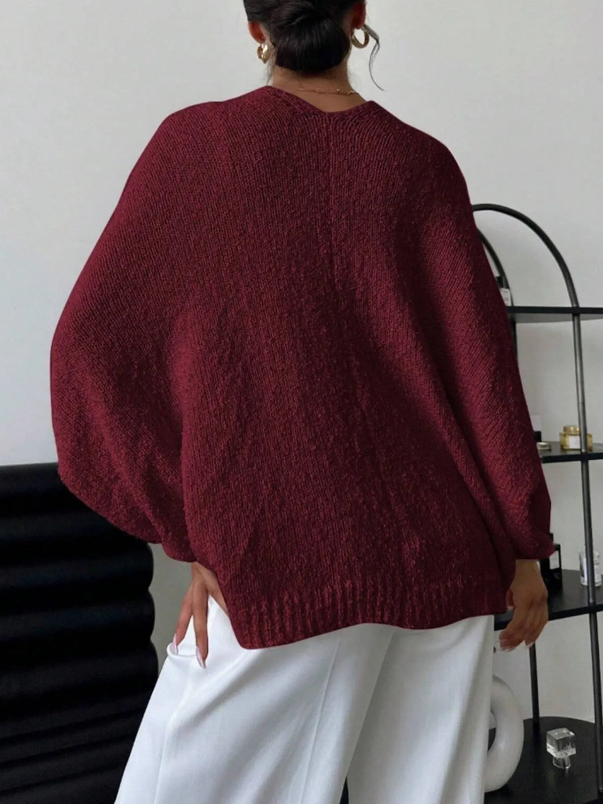 Elodie cardigan med vriden front