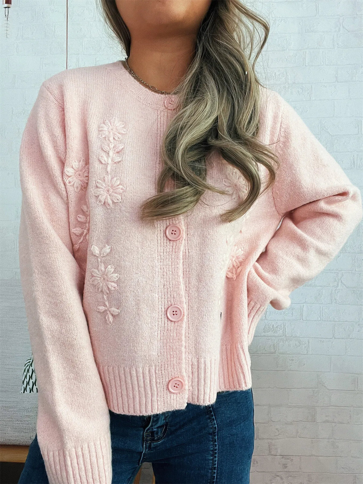 Angelina blommig cardigan