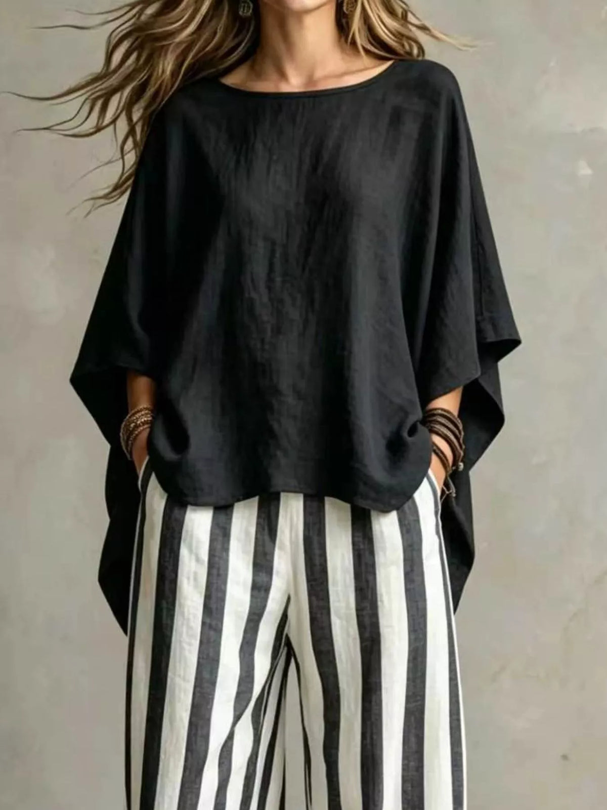 Melisande set med topp och byxor