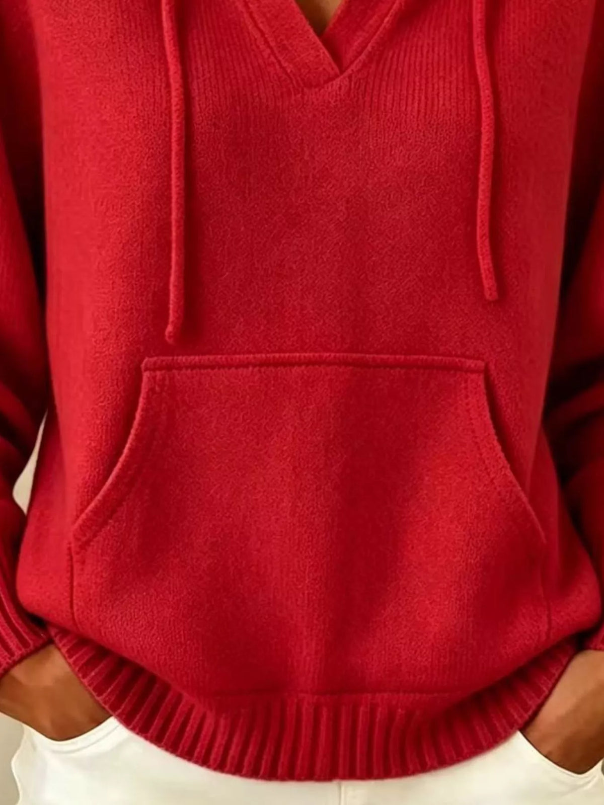 Kjersti stickad hoodie