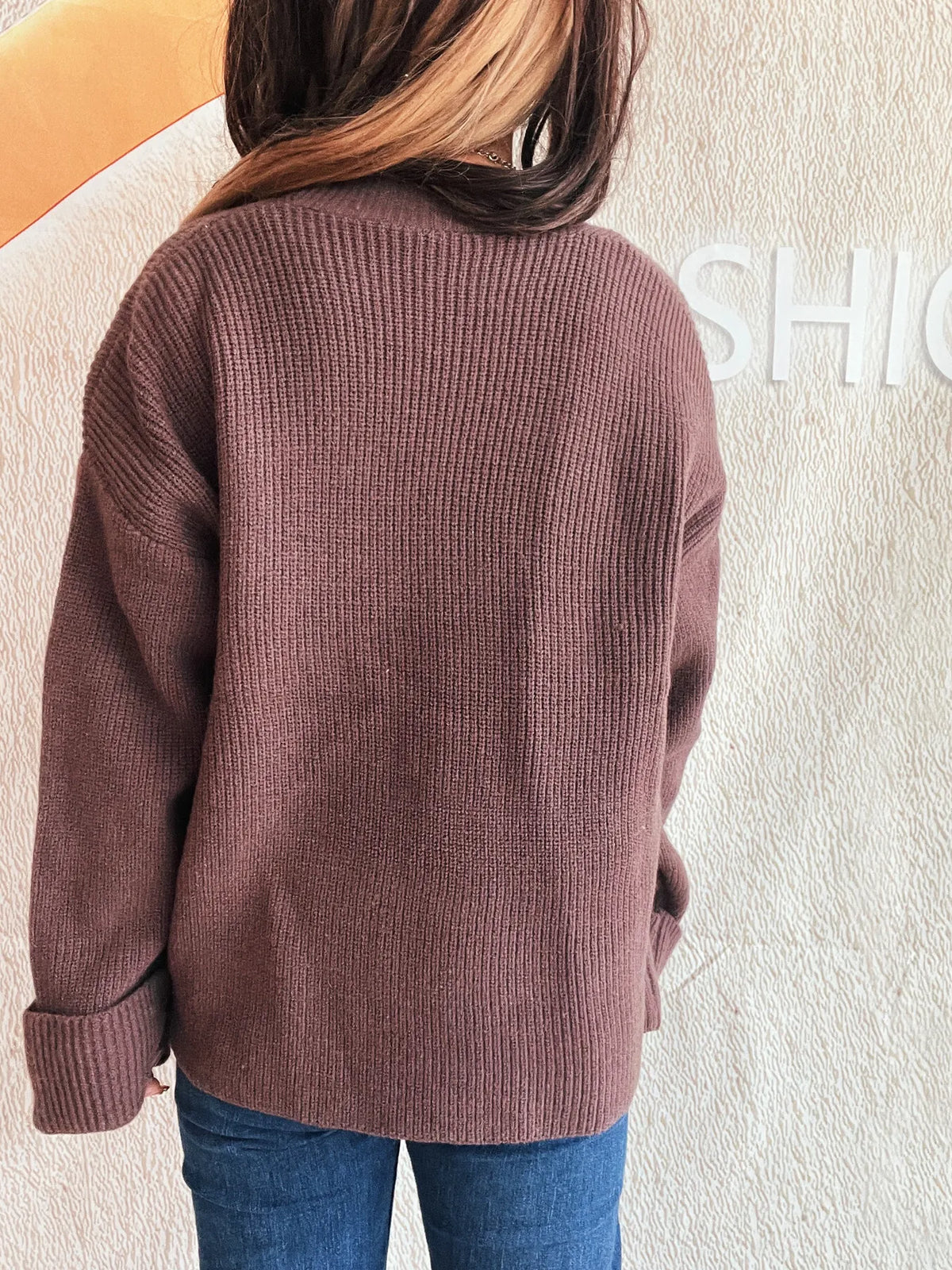 Lisette v-ringad cardigan