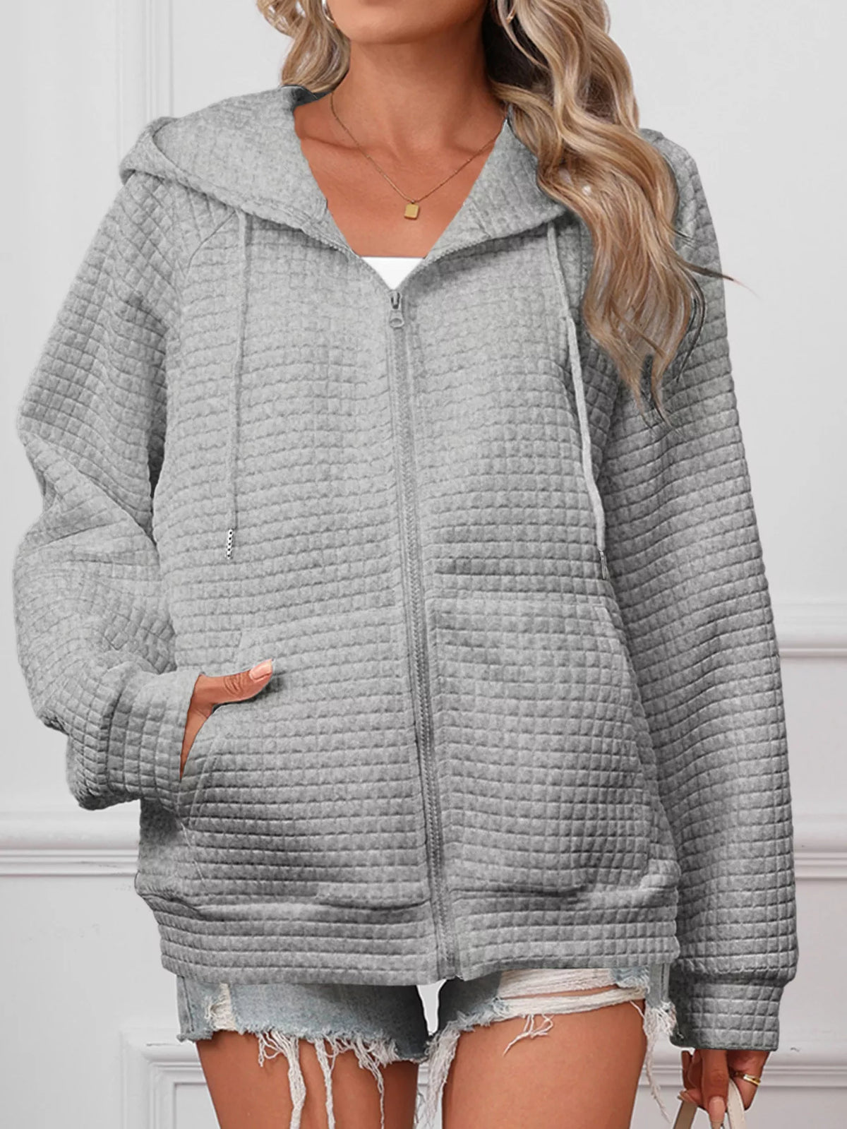 Nova quiltad hoodie